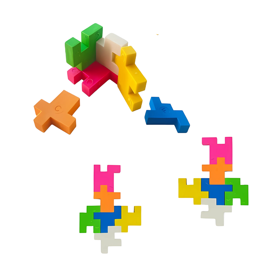 Cubic Puzzle Eraser Set