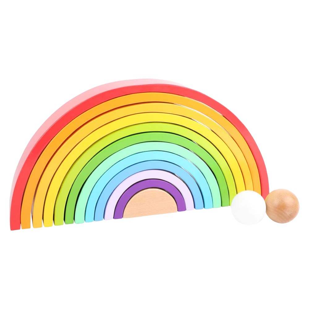Stackable Wooden Blocks & Nesting Toys