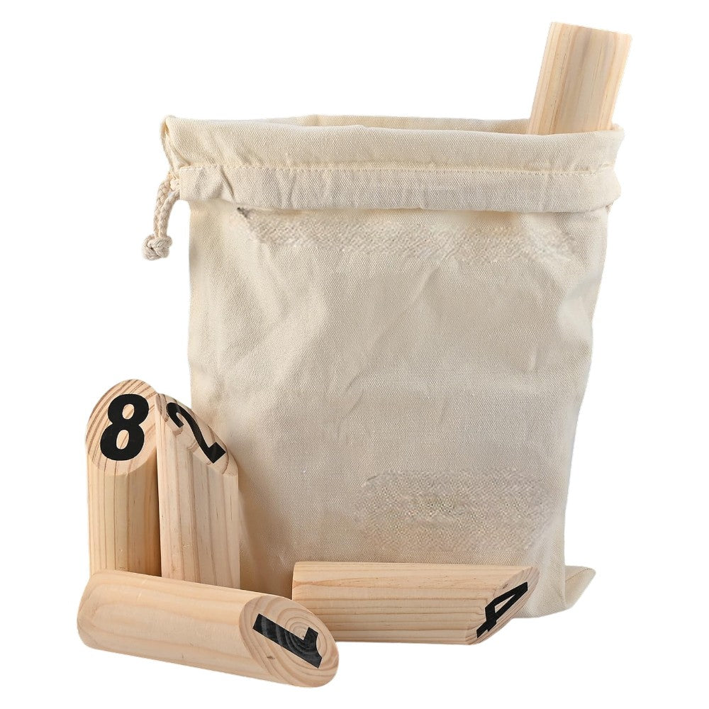 Wooden Numbered Set with Carry Bag